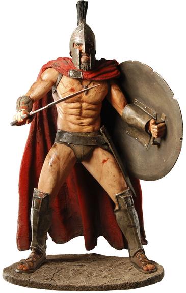 ESTATUA DE LEONIDAS DE RESINA