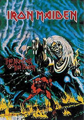 FLAG IRON MAIDEN - NUMBER OF THE BEAST (REF. HFL49)