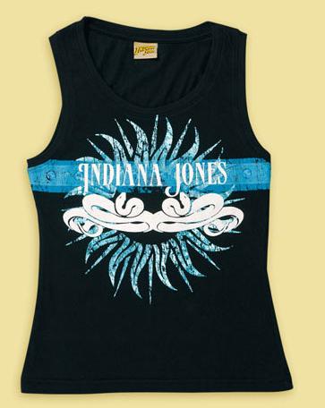 INDIANA JONES  FLAME (BLACK) GIRL SHIRT