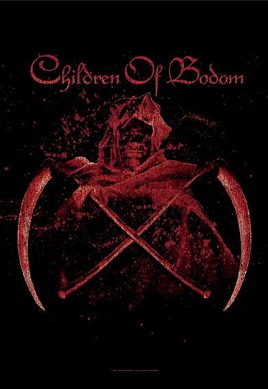 FLAG CHILDREN OF BODOM - CROSSED SCYTHES (REF. HFL813)