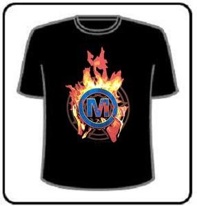 SLIPKNOT FLAMING MAGGOT T SHIRT