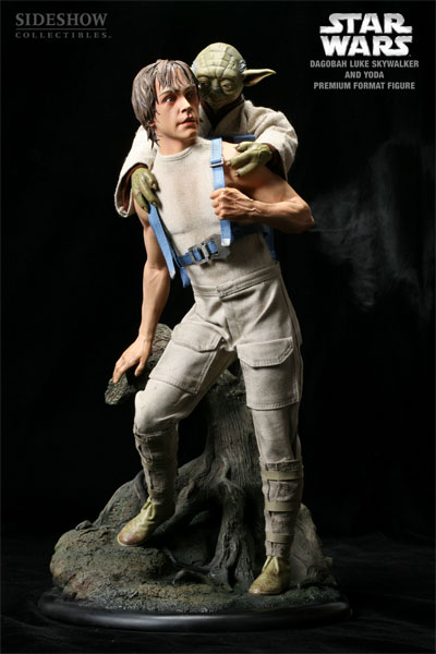 ESTATUA LUKE I YODA - DAGOBAH TRAINING- PREMIUM FORMAT