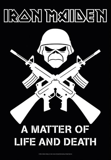 FLAG IRON MAIDEN - BLACK FLAG (REF. HFL804)