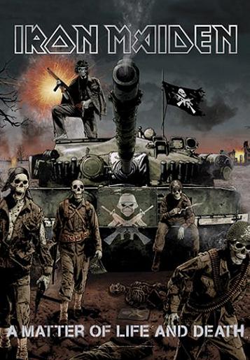 FLAG IRON MAIDEN - A MATTER OF LIFE AND DEATH (REF. HFL805)