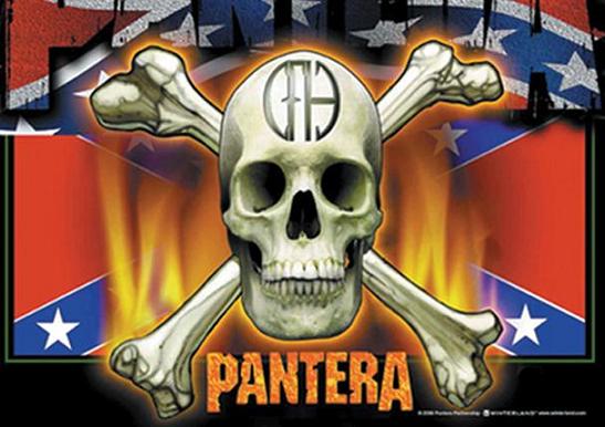FLAG PANTERA - FLAG AND SKULL (REF. HFL294)