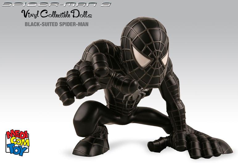 SPIDERMAN 3 BLACK SUPER DEFORMED VINYL FIGURE