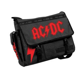 MESSENGER BAG ACDC RED LOGO