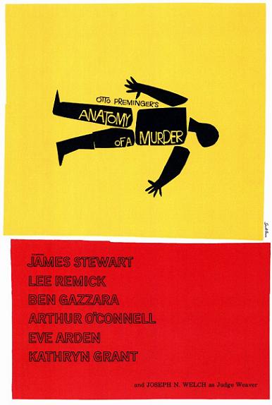 POSTER ANATOMIA DE UN ASESINATO (ENGLISH VER.)