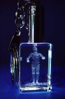 C-3PO KEYCHAIN WITH LIGHT