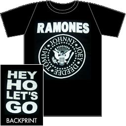 THE RAMONES HEY HO T SHIRT