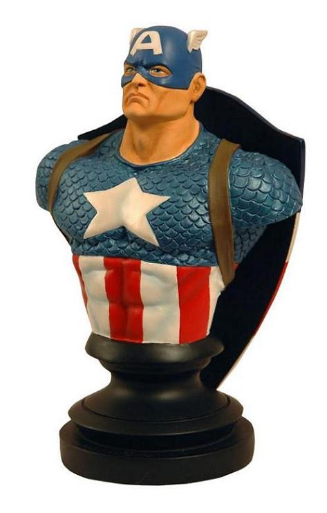 BUST CAPITA AMERICA EXCLUSIU (MARVEL ICONS BUSTS SERIES)