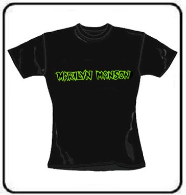 GREEN LOGO GIRLIE T-SHIRT