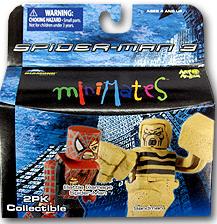 MINIMATES BATTLE DAMAGED SPIDERMAN & SANDMAN FIGURES (SERIE 18)