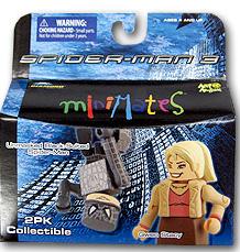 MINIMATES BLACK SUIT SPIDERMAN & GWEN STACY FIGURES (SERIE 18)