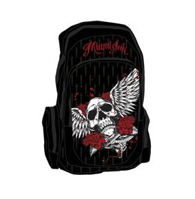 MIAMI INK WINGED SKULL BACKPACK