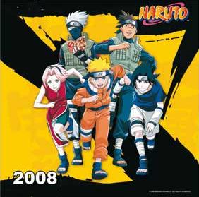 NARUTO CALENDAR 2008