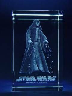 PALPATINE GLASS CUBE
