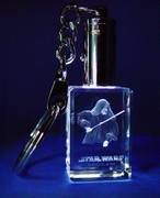 PALPATINE WITH SWORD KEYCHAIN WITH LIGHT