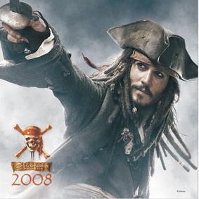 PIRATES OF THE CARIBBEAN CALENDAR 2008