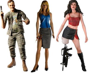PACK 3 FIGURES PLANET TERROR (GRINDHOUSE)