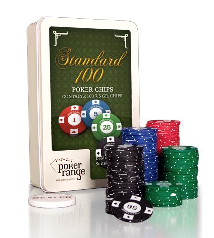 BOX 100 FITXES STANDARD LINE (7.5 GR.)