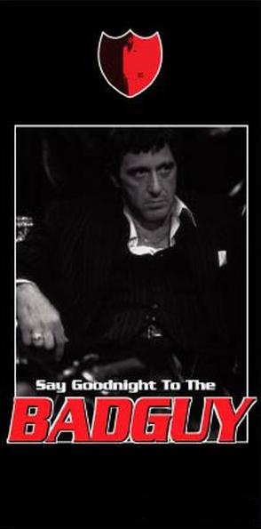 BAD GUY SCARFACE TOWEL