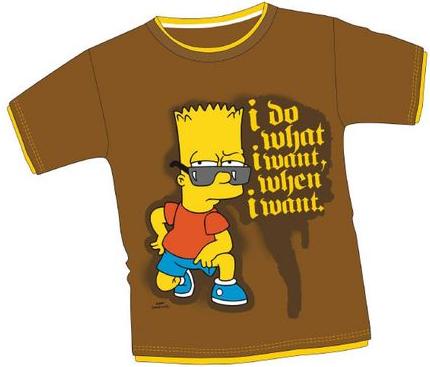 SAMARRETA NEN BART SIMPSON 'I DO WHAT I WANT...'