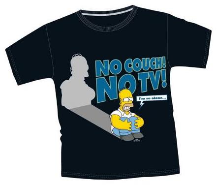NO COUCH! NO TV! T SHIRT