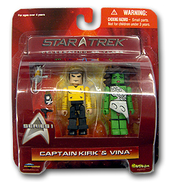 MINIMATES CAPTAIN KIRK & VINA FIGURES (SERIE 1)