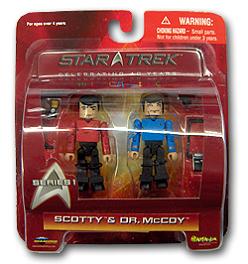 MINIMATES SCOTTY & DR.McCOY FIGURES (SERIE 1)