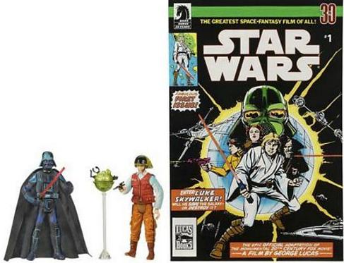 DARTH VADER/REBEL OFFICER FIGURES 1 (COMIC PACKS)