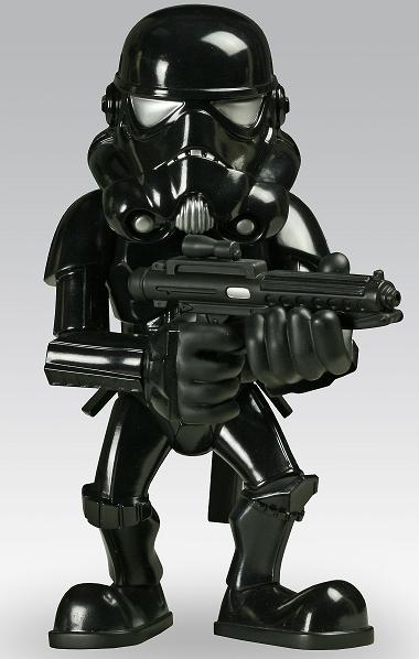 BLACK HOLE - SHADOW STORMTROOPER FIGURE SUPER DEFORMED VINYL